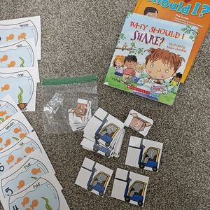 Scholastic Educational Book and Card Set - Multicolor